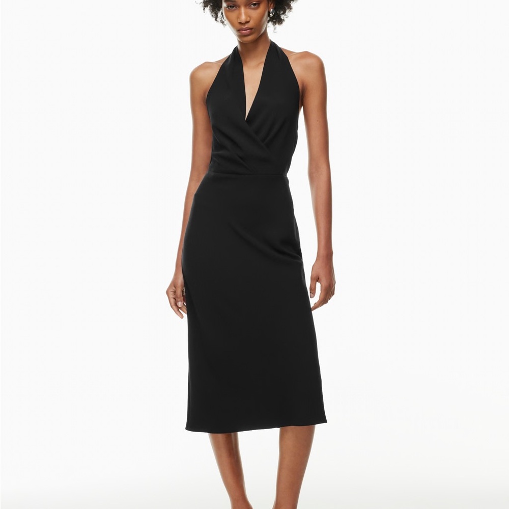 Babaton catalyst Black Midi Halter Dress - Picture 1 of 7